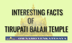 Read more about the article TIRUPATI BALAJI TEMPLE FACTS: MUST KNOW BEFORE YOU VISIT